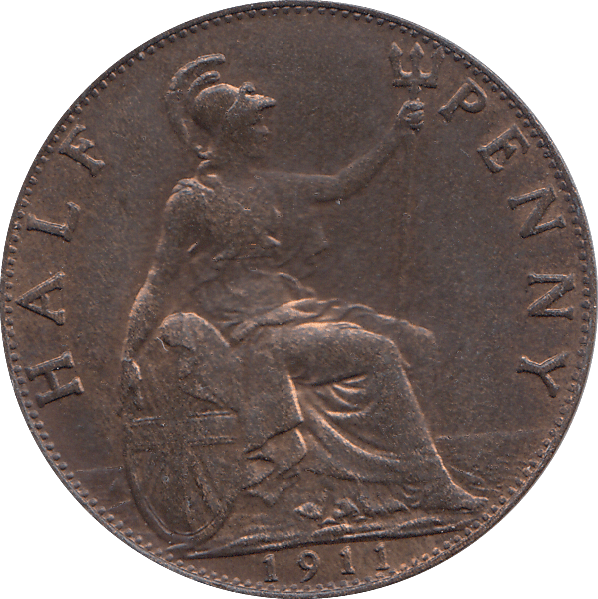 HALF PENNY 1911 - H - Cambridgeshire Coins