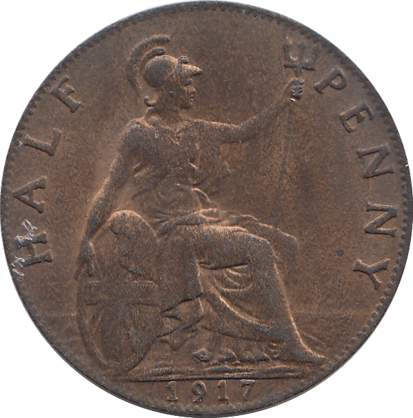 HALF PENNY 1917 - HALFPENNY - Cambridgeshire Coins
