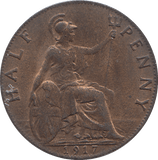 HALF PENNY 1917 - HALFPENNY - Cambridgeshire Coins