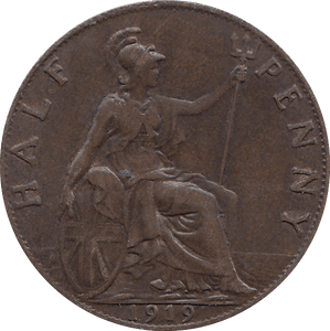 HALF PENNY 1919 - HALFPENNY - Cambridgeshire Coins