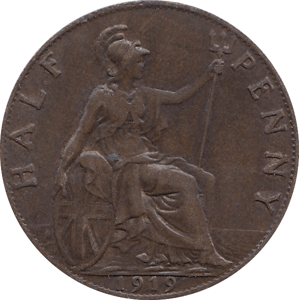 HALF PENNY 1919 - HALFPENNY - Cambridgeshire Coins