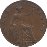 HALF PENNY 1921 - HALFPENNY - Cambridgeshire Coins