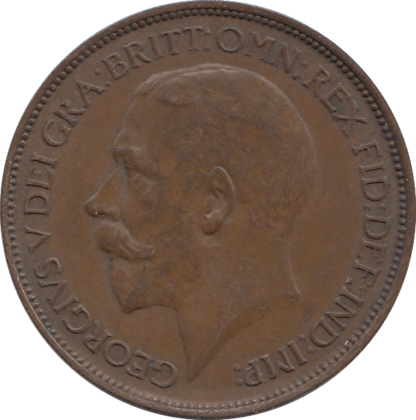 HALF PENNY 1921 - HALFPENNY - Cambridgeshire Coins