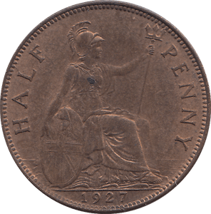 HALF PENNY 1927 - HALFPENNY - Cambridgeshire Coins