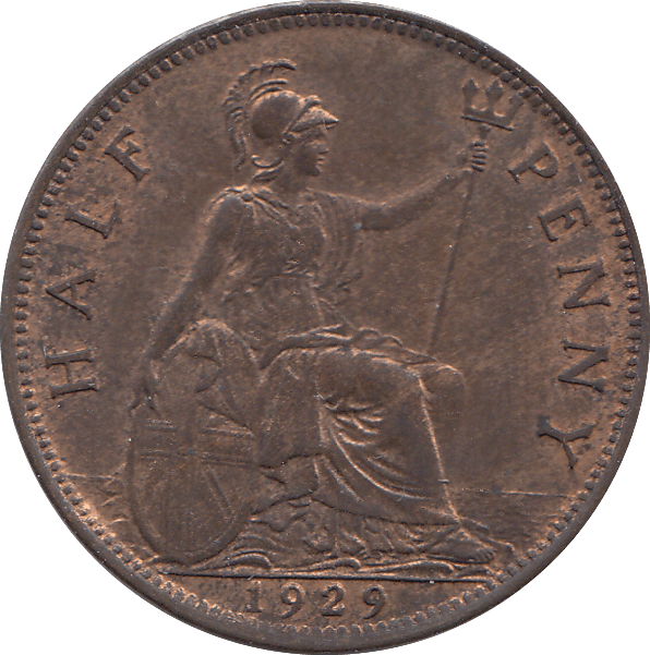 HALF PENNY 1929 - HALFPENNY - Cambridgeshire Coins