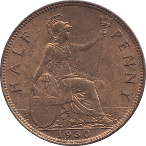 HALF PENNY 1930 - HALFPENNY - Cambridgeshire Coins