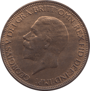 HALF PENNY 1933 - HALFPENNY - Cambridgeshire Coins