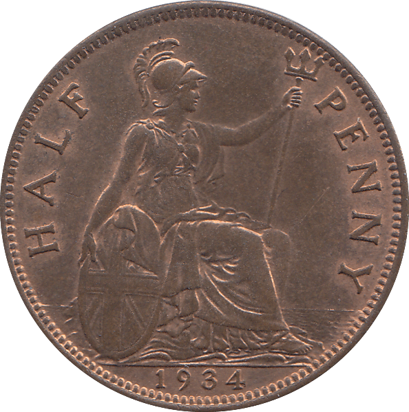 HALF PENNY 1934 - HALFPENNY - Cambridgeshire Coins