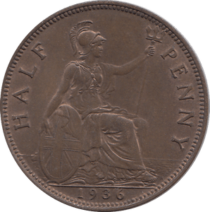 HALF PENNY 1936 - HALFPENNY - Cambridgeshire Coins