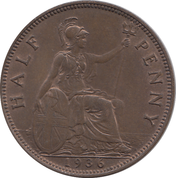 HALF PENNY 1936 - HALFPENNY - Cambridgeshire Coins