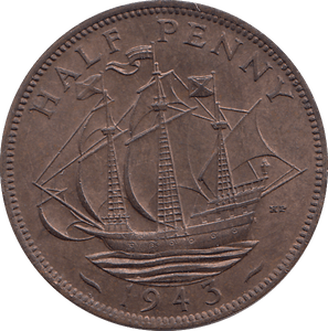 HALF PENNY 1943 - HALFPENNY - Cambridgeshire Coins