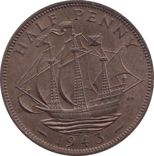 HALF PENNY 1943 - HALFPENNY - Cambridgeshire Coins