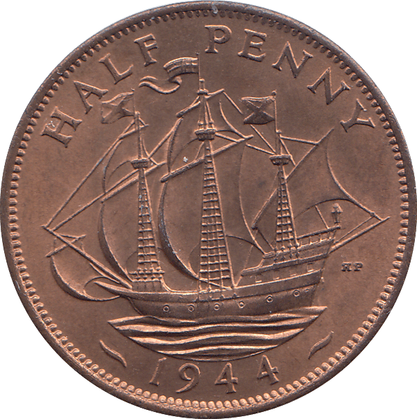 HALF PENNY 1944 - HALFPENNY - Cambridgeshire Coins