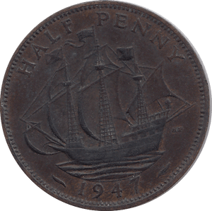HALF PENNY 1947 - HALFPENNY - Cambridgeshire Coins