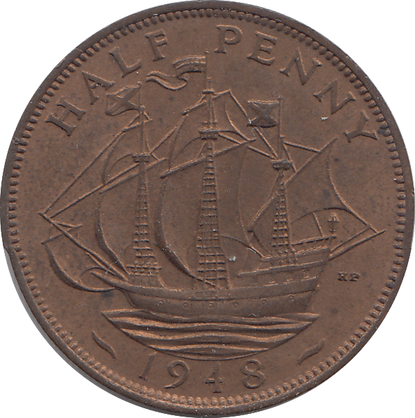 HALF PENNY 1948 - HALFPENNY - Cambridgeshire Coins
