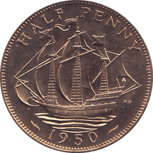 HALF PENNY 1950 PROOF - HALFPENNY - Cambridgeshire Coins