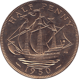 HALF PENNY 1950 PROOF - HALFPENNY - Cambridgeshire Coins