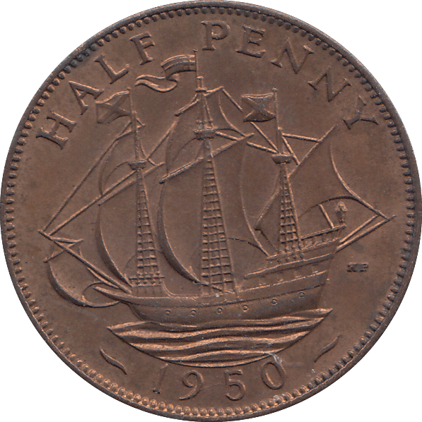 HALF PENNY 1950 - HALFPENNY - Cambridgeshire Coins