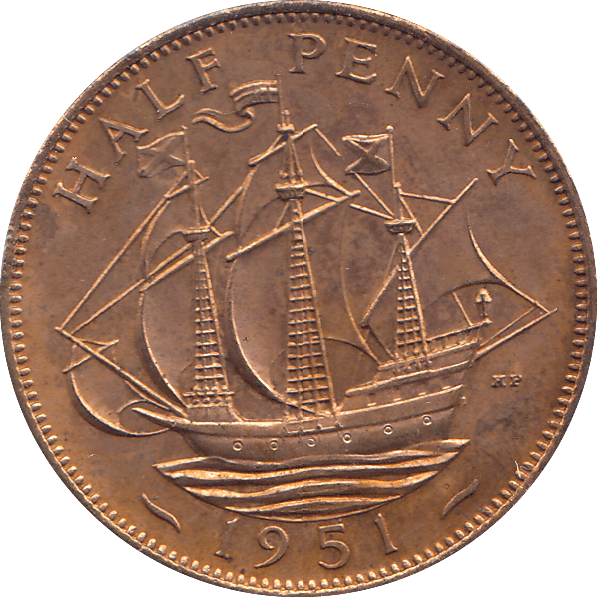 HALF PENNY 1951 PROOF - HALFPENNY - Cambridgeshire Coins