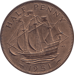 HALF PENNY 1951 - HALFPENNY - Cambridgeshire Coins