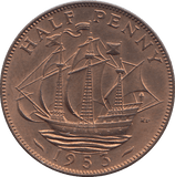 HALF PENNY 1953 - HALFPENNY - Cambridgeshire Coins