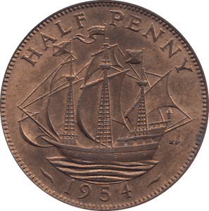 HALF PENNY 1954 - HALFPENNY - Cambridgeshire Coins