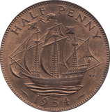 HALF PENNY 1954 - HALFPENNY - Cambridgeshire Coins