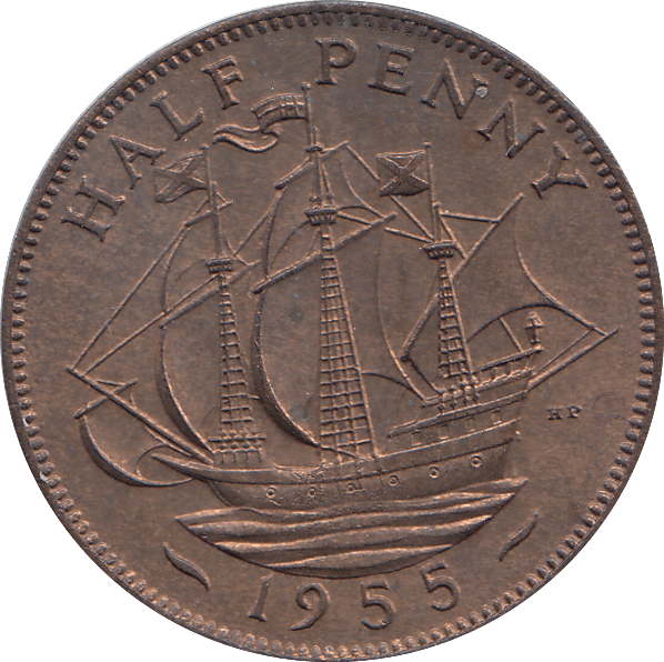 HALF PENNY 1955 - HALFPENNY - Cambridgeshire Coins