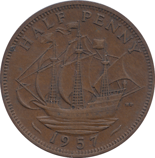 HALF PENNY 1957 - HALFPENNY - Cambridgeshire Coins