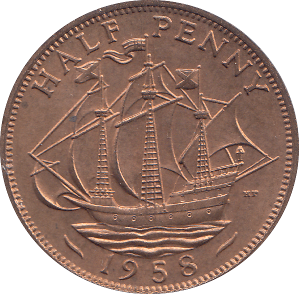 HALF PENNY 1958 - HALFPENNY - Cambridgeshire Coins