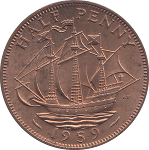 HALF PENNY 1959 - HALFPENNY - Cambridgeshire Coins