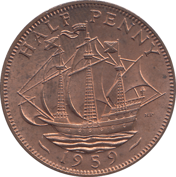 HALF PENNY 1959 - HALFPENNY - Cambridgeshire Coins