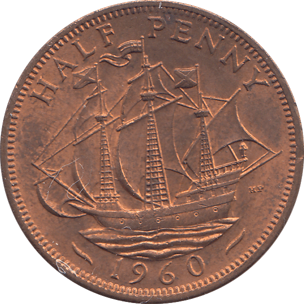 HALF PENNY 1960 - HALFPENNY - Cambridgeshire Coins