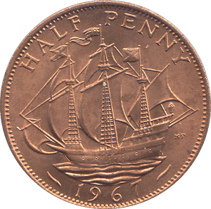 HALF PENNY 1967 PROOF - HALFPENNY - Cambridgeshire Coins