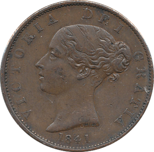 1841 HALFPENNY ( EF )