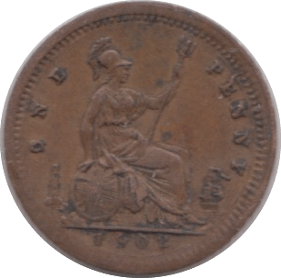 LAUER TOY MONEY EDWARDIAN PENNY - TOY MONEY - Cambridgeshire Coins