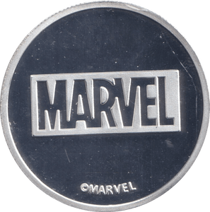 MARVEL SILVER PLATED BLACK WIDOW TOKEN ( PROOF ) - OTHER TOKENS - Cambridgeshire Coins