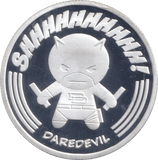 MARVEL SILVER PLATED DAREDEVIL TOKEN ( PROOF ) - OTHER TOKENS - Cambridgeshire Coins