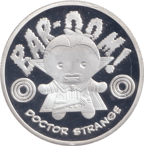 MARVEL SILVER PLATED DOCTOR STRANGE TOKEN ( PROOF ) - OTHER TOKENS - Cambridgeshire Coins
