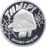 MARVEL SILVER PLATED GHOST - SPIDER TOKEN ( PROOF ) - OTHER TOKENS - Cambridgeshire Coins