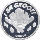 MARVEL SILVER PLATED GROOT TOKEN ( PROOF ) - OTHER TOKENS - Cambridgeshire Coins