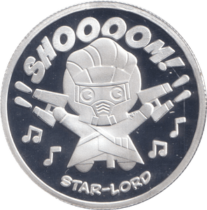 MARVEL SILVER PLATED STAR - LORD TOKEN ( PROOF ) - OTHER TOKENS - Cambridgeshire Coins
