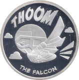 MARVEL SILVER PLATED THE FALCON TOKEN ( PROOF ) - OTHER TOKENS - Cambridgeshire Coins