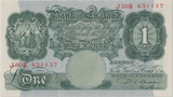 ONE POUND BANKNOTE BANK OF ENGLAND BEALE £1 - 120 - £1 BANKNOTE - Cambridgeshire Coins