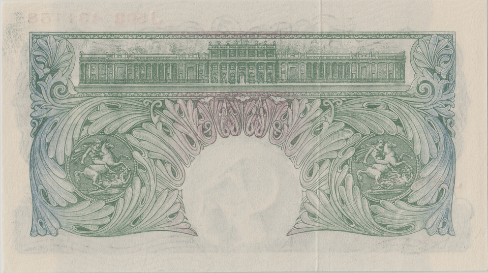 ONE POUND BANKNOTE BANK OF ENGLAND BEALE £1 - 121 - £1 BANKNOTE - Cambridgeshire Coins