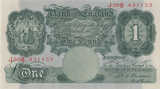 ONE POUND BANKNOTE BANK OF ENGLAND BEALE £1 - 125 - £1 BANKNOTE - Cambridgeshire Coins