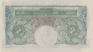 ONE POUND BANKNOTE BANK OF ENGLAND BEALE £1 - 125 - £1 BANKNOTE - Cambridgeshire Coins