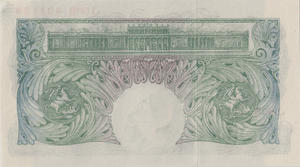 ONE POUND BANKNOTE BANK OF ENGLAND BEALE £1 - 126 - £1 BANKNOTE - Cambridgeshire Coins