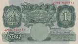 ONE POUND BANKNOTE BANK OF ENGLAND BEALE £1 - 128 - £1 BANKNOTE - Cambridgeshire Coins