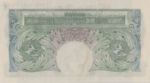 ONE POUND BANKNOTE BANK OF ENGLAND BEALE £1 - 140 - £1 BANKNOTE - Cambridgeshire Coins